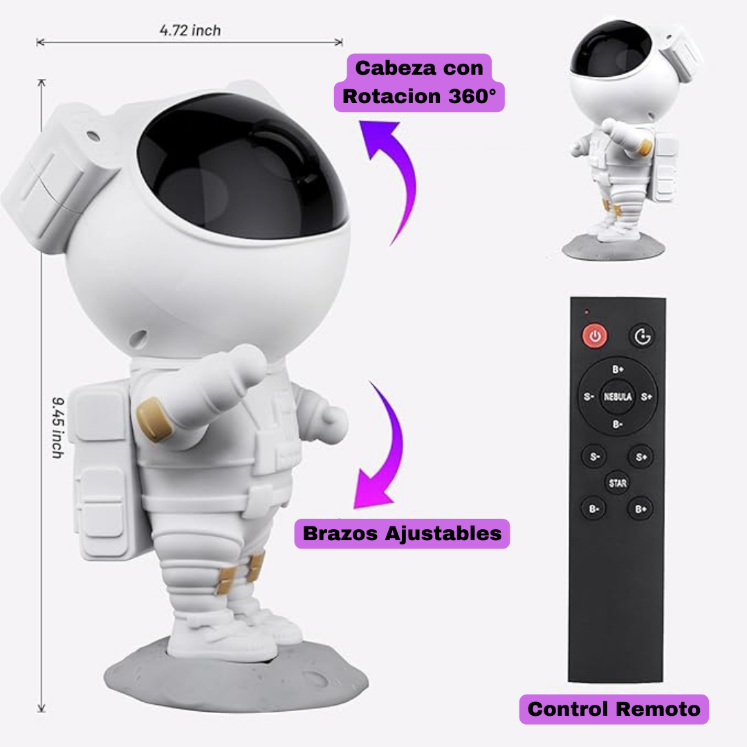 Astronauta Proyector de Galaxia